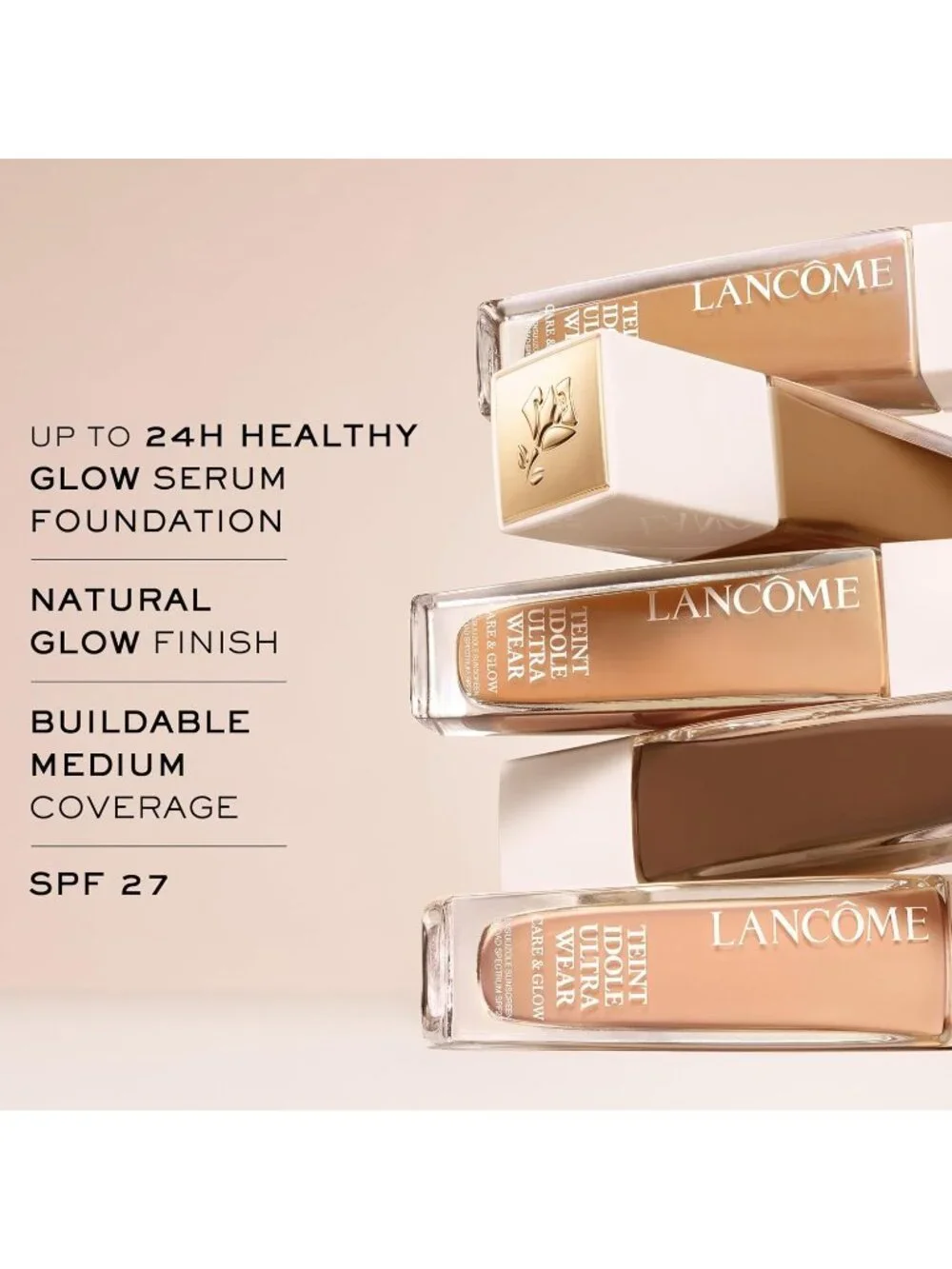 Lancôme 230W Teint Idole Ultra Wear Care & Glow 24H Glow Foundation SPF 25